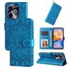 Applicable to INFINIX Hot 50 Mobile Phone Leather Case Camon 30 Sunflower Embossed Card Case Google 9A