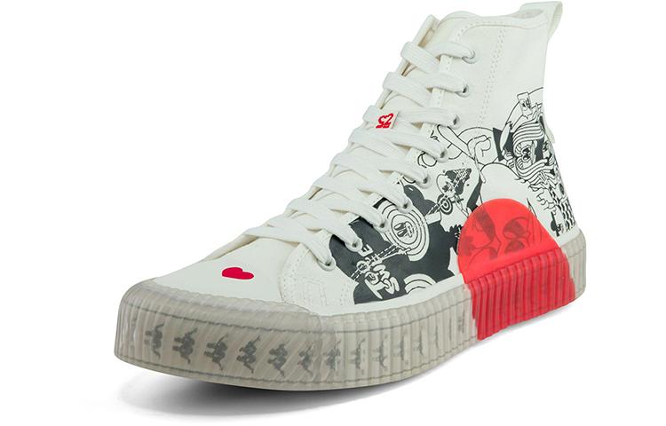 Men's Sneakers LALA COMPANY X x Kappa LALA COMPANY Wear resistant And Lightweight High top Canvas Shoes