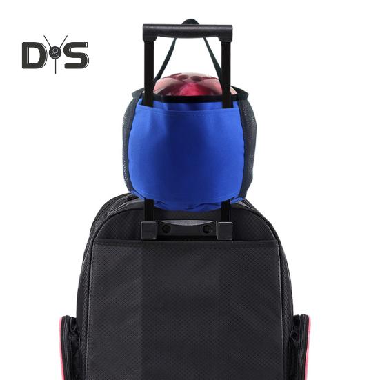 Bowling Mesh Bag Single Ball Tote Bag with Handle Bowling Ball Holder Sports Equipment Storage Net Bag for Gym Outdoor