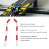 50PCS RC Road Track Barriers 1/18 RC Car Drifting Racing Field Fence Roadblocks for Remote Control Car Accessories Red and White