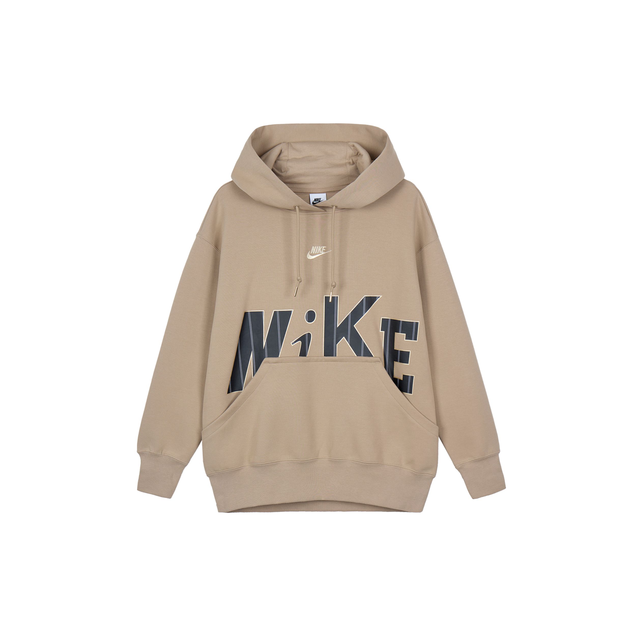 

Nike Худи с надписями, повседневная, с длинным рукавом, винтажная, американская толстовка, женская толстовка, хаки FV3977247 XL