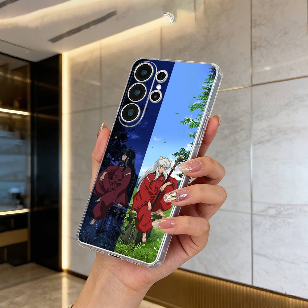 Half-Demon -nuyasha Phone Case For Samsung S25,S24,S21,S22,S23,S30,Ultra,S20,Plus,Fe,Lite Transparent Cover