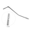 5mm Electric Guitar Thread Single Tremolo Arm Crank Handle with 3 Tip Caps for Single Tremolo System Silver