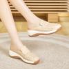 New Beef Tendon Soft-soled Mother Shoes In Summer, Casual Hollow Single Shoes, Breathable Medium Hole Shoes