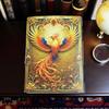 Custom Phoenix Leather Journal | Fire Witch Diary |  Spell Book | Rebirth Gift for Her & Him | Handmade Grimoire