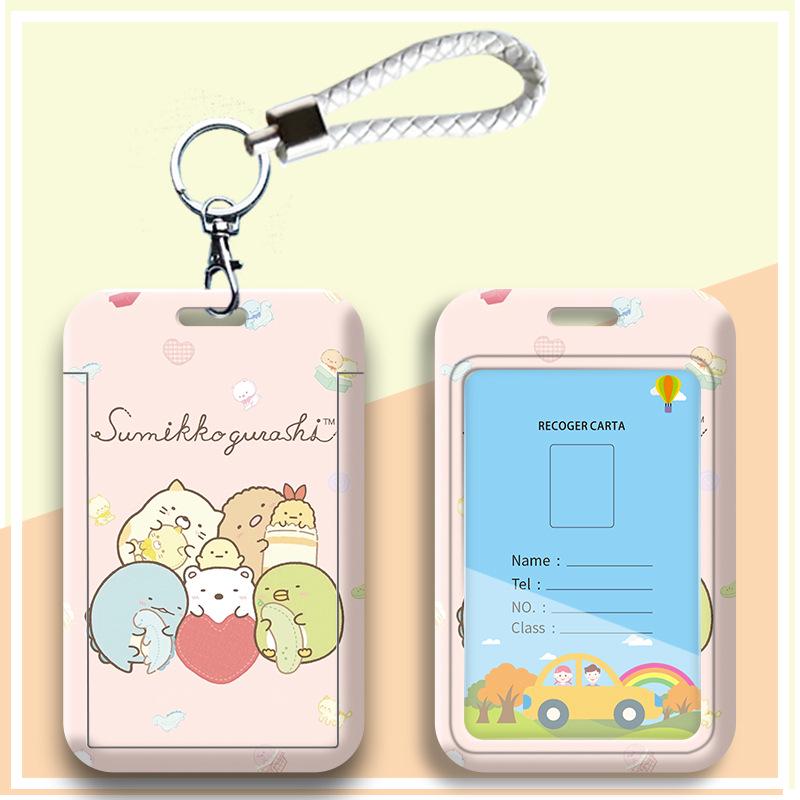 Cartoon Campus Student ID & Badge Holder Lanyard
