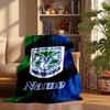 New Zealand Warriors Custom Flannel Blankets Soft Warm Cozy Throws for Home Decor Holiday Gifts