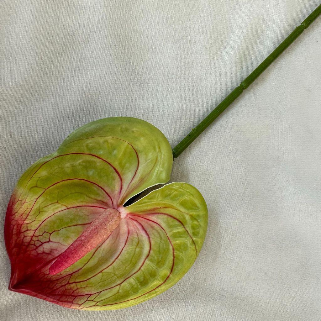 Anthurium Andraeanum Linden Fake Flower Diy Decoration For Modern Interior And Events