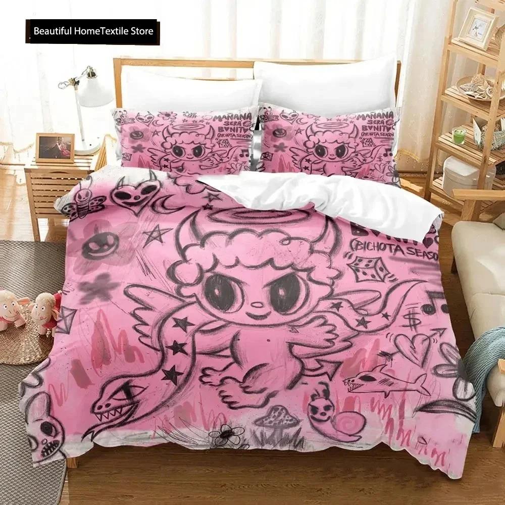 Karol G Album Manana Sera Bonito Bichota 3D NEW Duvet Cover Pillowcase Bedding Set Adult Girl Bedroom Decoration Double Large