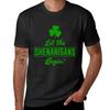 Let The Shenanigans Begin T-Shirt blacks boys animal print t shirts for men pack