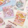 24 pièces/lot Autocollants Kawaii pour Scrapbooking Bonne Nuit Vie Île DIY Journaling Fournitures de Scrapbooking Papeterie Décorative Autocollant