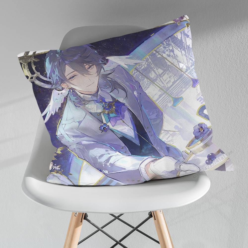 HHonkai Star Rail SSunday Pillowcase for Sofa Room Office Decor Printing Merchandise AllMatch Cushion Cover