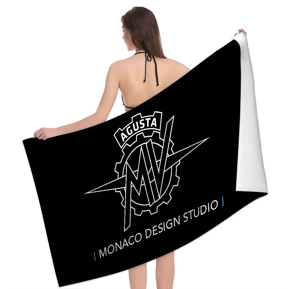 M-MV A-Agusta Microfiber Beach Towel Absorbent Quick Dry Soft Yoga Swimming Resort Mountain Climbing Towel