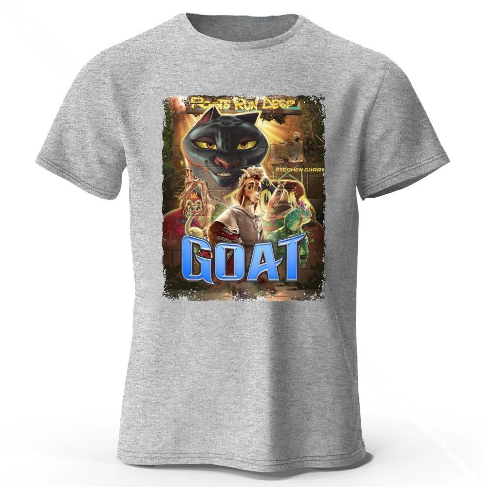 2026 New Anime Movie Miracle Dream Team GOAT Pure Cotton ShortSleeve Merchandise Unisex Street Fashion Casual PlusSize TShirt