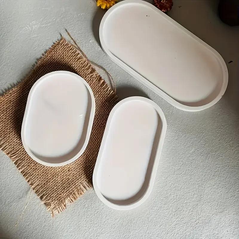 2026 Latest Models DIY Resin Mold Tray - Large Medium Small Oval Silicone Molds for Home Decor Jewelry Making and Crafts