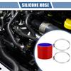 X AUTOHAUX Silicone Hose Silicone Tube with Hose Band Intercooler Turbo Intake Rajeter Hose