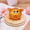 Stress Relief Squeeze Ball Pig Head Shape Soft Squishy Toy Durable Material Rebound Decompression Toy for Office Home Use