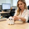Ghost Squeeze Toys Halloween Bow Toy Stress Relief Cartoon Sensory Decompression Toy Soft Stretchy Party Favors for Adults Kids Anxiety