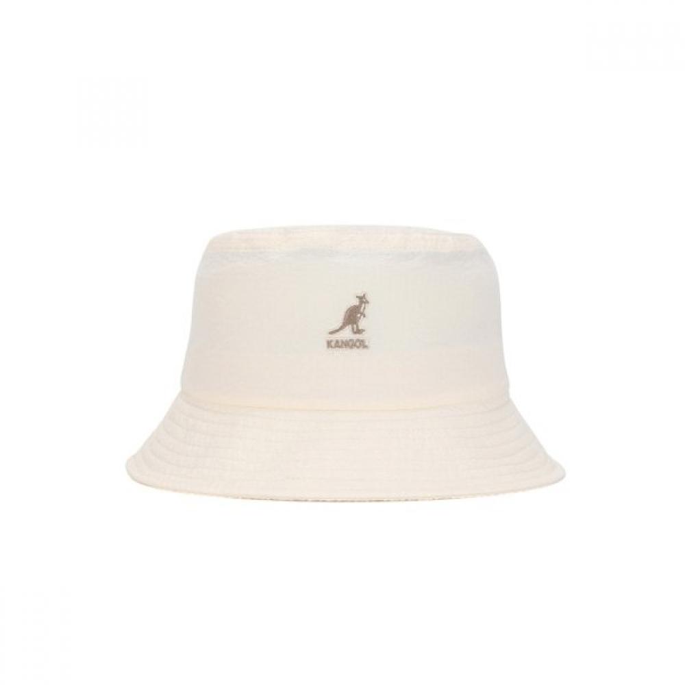 Kangol Seersucker Bucket Ivory 4422 M