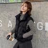 White Duck Down Stand-up Collar Down Vest Women's Autumn and Winter Fashion Simple Warm and Thin Vest Bread Jacket Vest