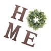 Artificial Eucalyptuses Wreath Home Sign for Wall Decors Farmhouses Hangings X3UC