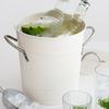 4.5L Thicken Galvanized Ice Bucket for Wine Beer Party with Ice Shovel and Long Lasting Powder Coating Cooler Bucket