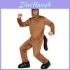 Halloween Paard Kostuum Voor Volwassenen Met Polyester Stof Podium Optreden Kleding Voor Feestelijke Gelegenheden