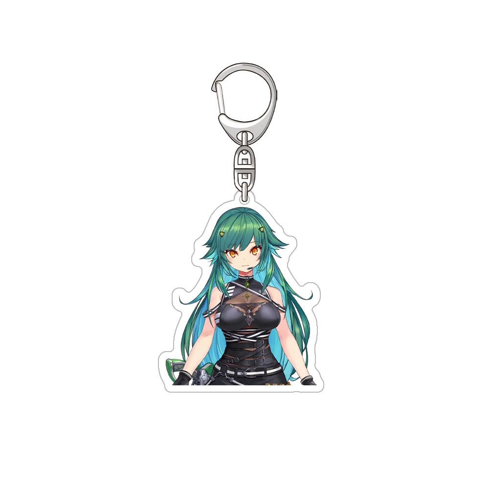 Nijisanji Kitakoji Hisui Seraph Dazzlegarden Yaguruma Rine Togawa Nonoha Inami Rai Official Acrylic Keychain Bag pendant Gifts
