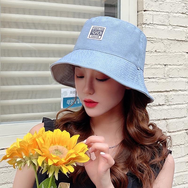 Sister Spring Soft Female Fisherman Hat Sweet Cute Doublesided Shade Hat Sun