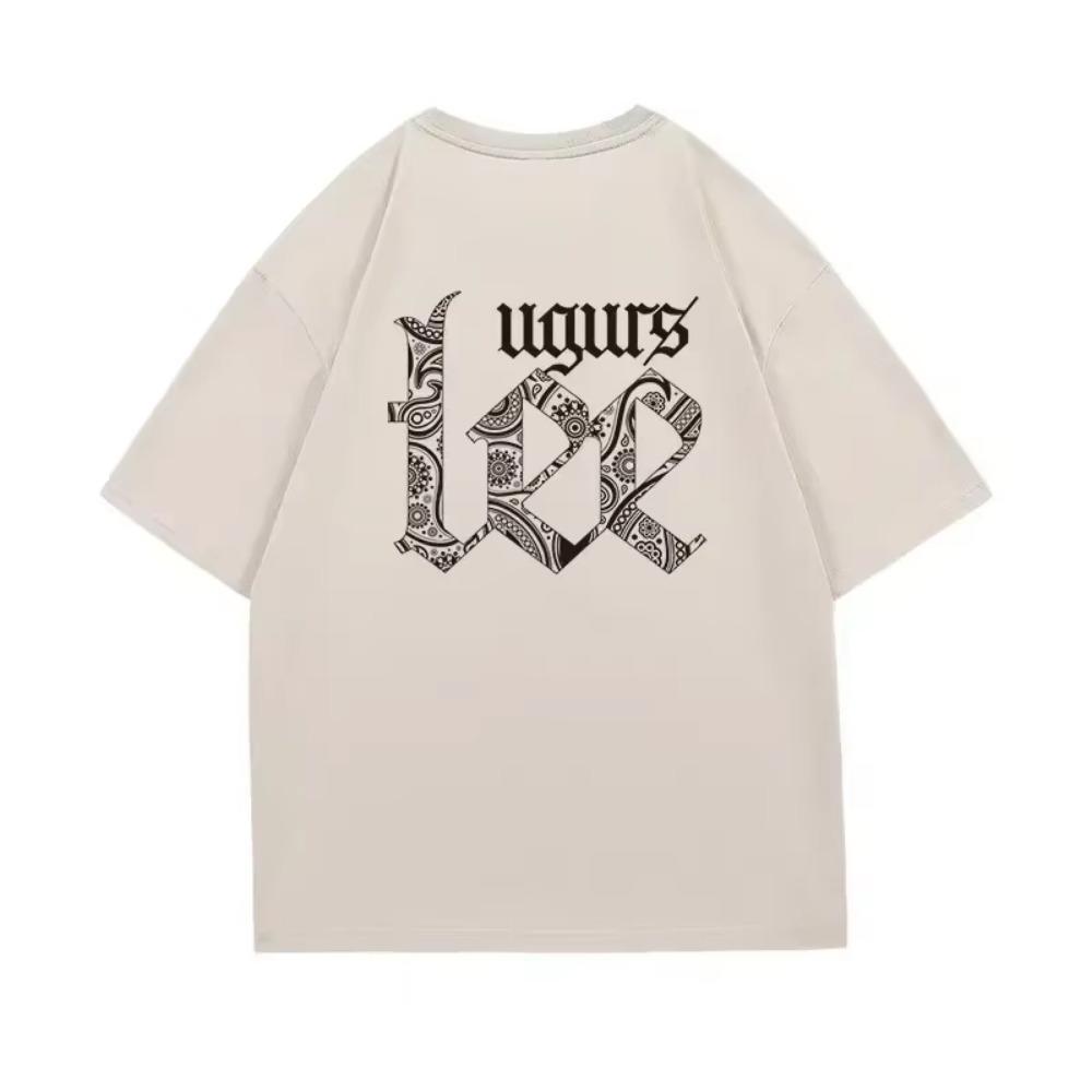 New Summer Fashion Luxury Experience Men's and Women's Oversized Cotton T-shirt Cotton Short Sleeves Tops Lovers Sweet Pairing