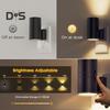 1/2Pcs LED Night Lamp with 16 Colors High Brightness Flicker Free Compact Design Plug-in Night Light Bedside Lamp