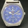 GENUINE VINTAGE SEIKO 5 AUTOMATIC 6309A JAPAN MENS BLUE DIAL WATCH A701621-5 R206c-a701621