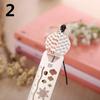 2Pcs Cartoon Pattern Metal Record Daily Templates For Quilting Ruler Multi-Function Bookmark Hollow Hand Account Tool
