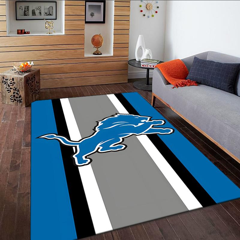 Detroit Team Spirit Carpet, Kitchen Rugs, Yoga Mat, Non-Slip Mats, Rug for Bathroom, Living Room bedroom, Camping Rugs Christmas Gift