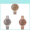Leopard Pattern Womens Watch With Mineral Glass And Fold Clasp For Gift Giving