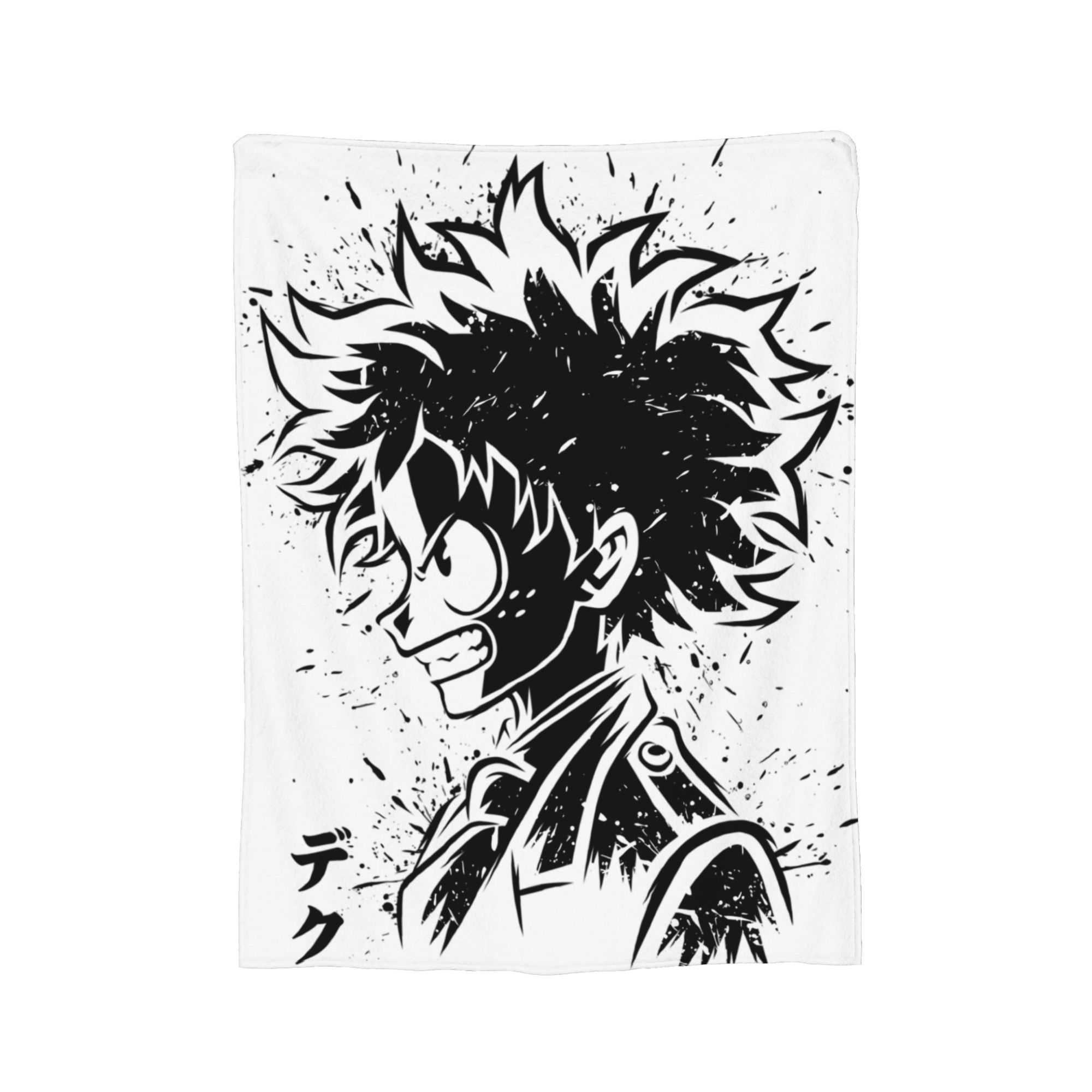 

My Hero Academia Shoto Knitted Blankets Japanese Anime Fuzzy Throw Blanket Bed Sofa Decoration Lightweight Bedspreads, 100x150cm
