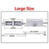 Hydraulischer Puffer Türschließer 25KG bis 80KG Einstellbare Geschwindigkeit Automatisches Türschließgerät Leise Soft-Close Türhalter