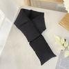 Down Scarf with Pocket Design Solid Color Waterproof Wear-Resistant Winter Versatile Scarf Daily Outdoor Wear