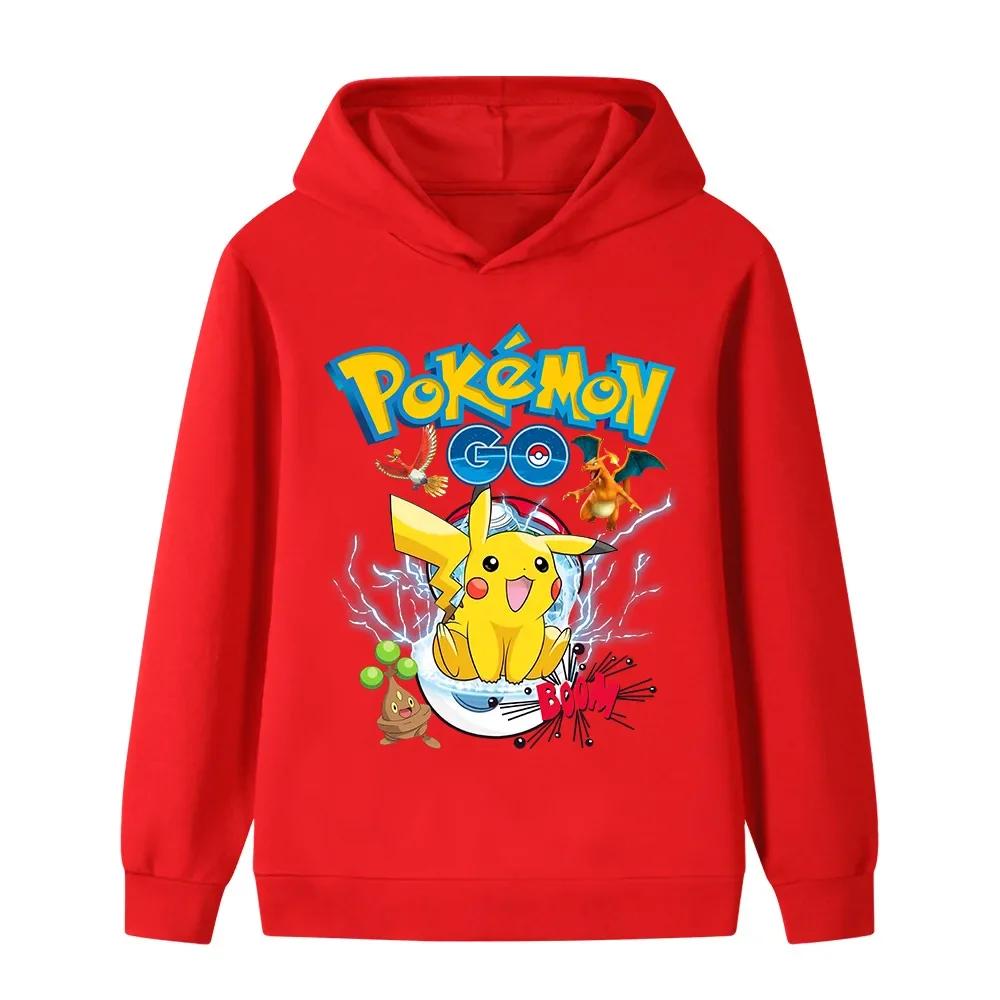 Children's Loose Sweatshirt Cartoon Print Boys' Warm Hoodie Casual Fashion Hoodies Sweatshirts Girls