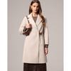 Sishui Nianhua Women's Elegant Mid-length Wool Coat