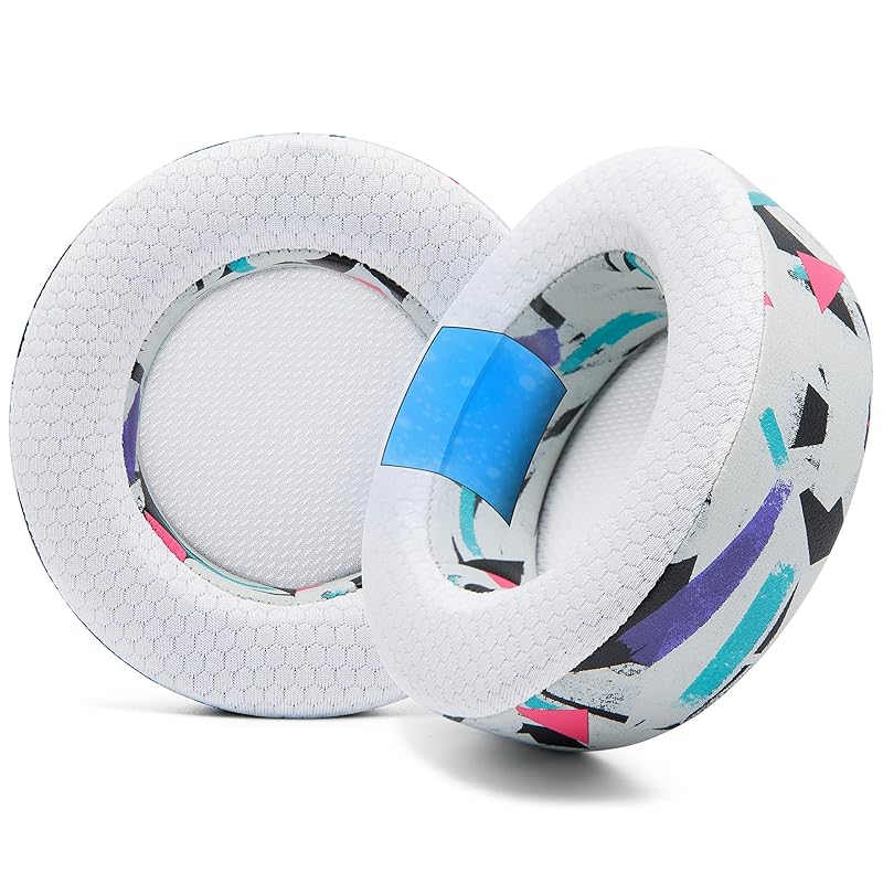 

WC Freeze Virtuoso - Corsair gaming hybrid for headset Fabric Cooling Gel Replacement Ear Pads, Wicked Cushions improved durability, thickness, and