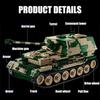 World War 2 Military Jagdpanzer TIGER/P Tank Destroyer Model Building Blocks Bricks WW2 Armored Vehicle Toys For Children Gifts