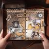 Journal GO 30pcs Vintage Memories Decorative Sticker Scrapbooking Label Diary Stationery Retro Frame Memoirs Card Art Stickers