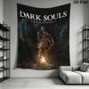 Dark Soul Wall Tapestry Aesthetic Wall Hanging Printed Fabric Blanket Decorative Tapestries for Bedroom Living Room Home Decor