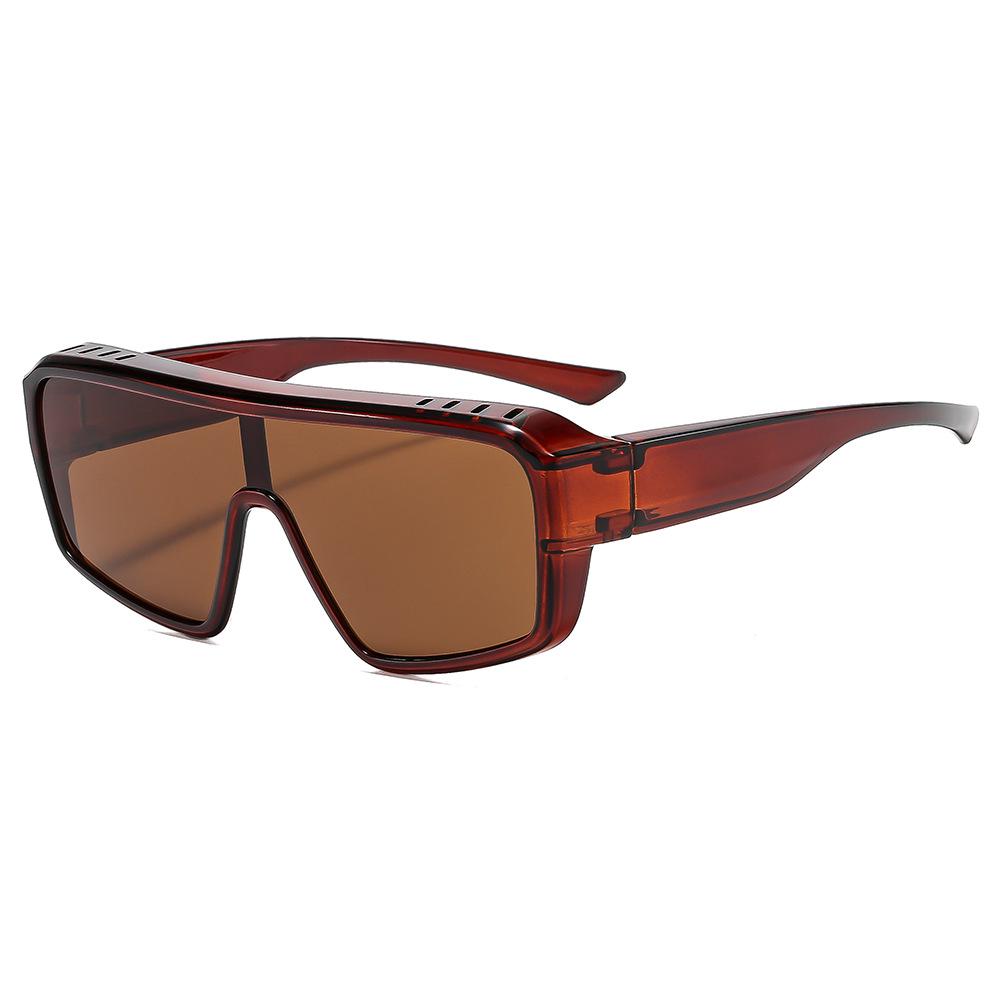 2025 Unisex Square Frame Sunglasses with UV Protection | Wear Over Prescription Glasses