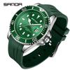 SANDA 7018 Clock Men Relogio Masculino Sell Men Quatrz Watch Sport Mens Watches Top Brand Luxury Waterproof Silicone Quartz