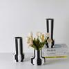 Modern Black-and-white Striped Ceramic Vases Flowers Flower Arrangements and Table Decorations for The Living Room Coffee Table