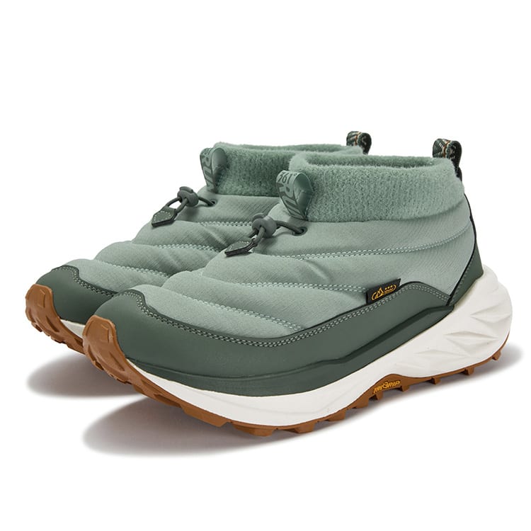 361 Yushan 3 Thermal Abrasion Resistant Slip Resistant High Top Running Shoes Men's Sequoia Green 672542215A-1