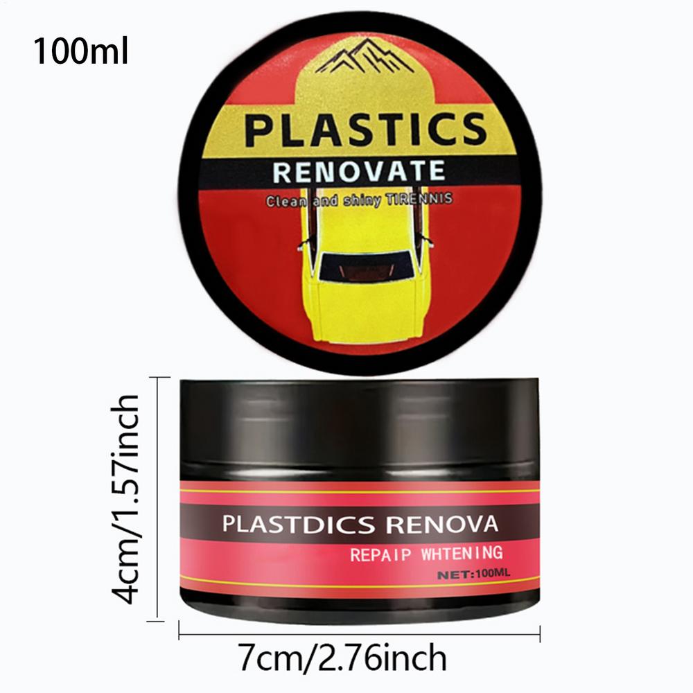 Car Interior Restorer 100g Car Interior Leather Cleaning Paste Dashboard Stain Remover Shine Leather Restorer Detailing Cleaning