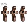 Handcrafted Wooden Fidget Cross Pocket Prayer Cross Fingertip Stress Relief Cross Gadget for Clutching Clinging And Praying Encouragement Gift